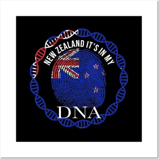 New Zealand Its In My DNA - Gift for New Zealander From New Zealand Posters and Art